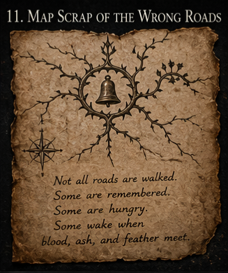 Map Scrap of the Wrong Roads