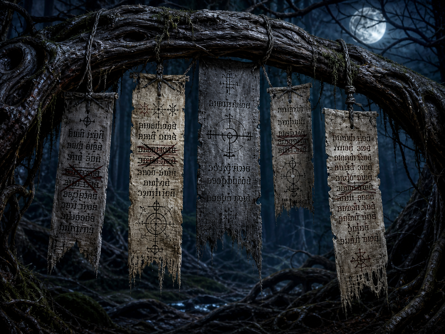 Prayer Strips in Root Arch