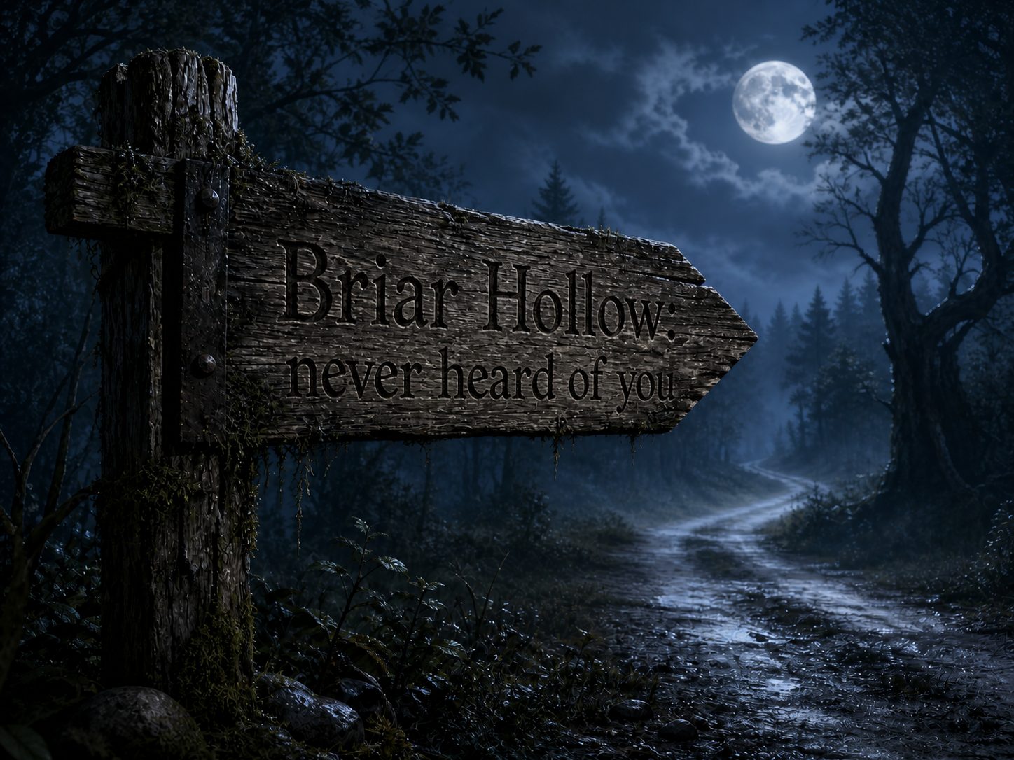 Shifting Signpost: “Briar Hollow: never heard of you”