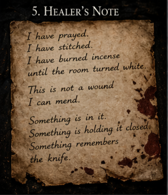 Healer’s Note