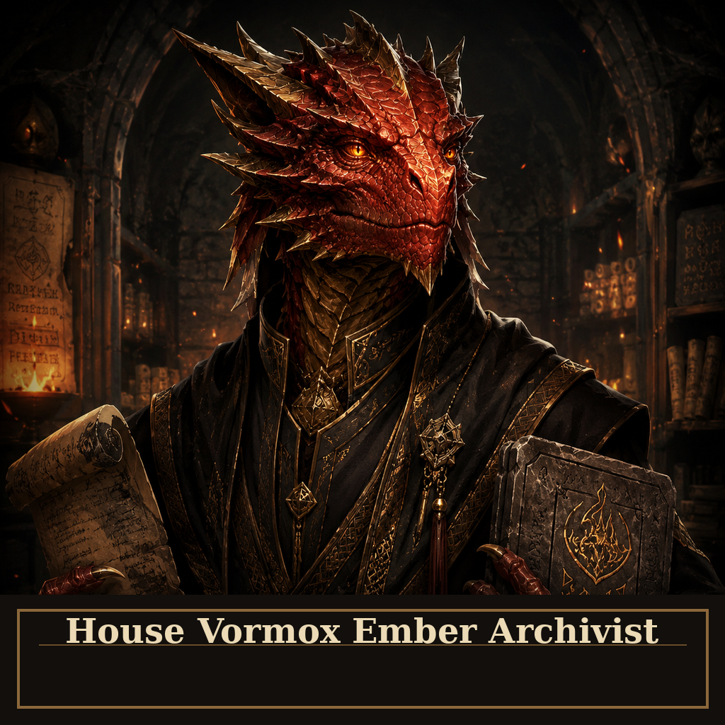 House Vormox Ember Archivist